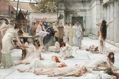 The Women of Amphissa Lawrence Alma Tadema